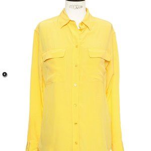 COPY - Equipment Blouse Signature Silk--Yellow